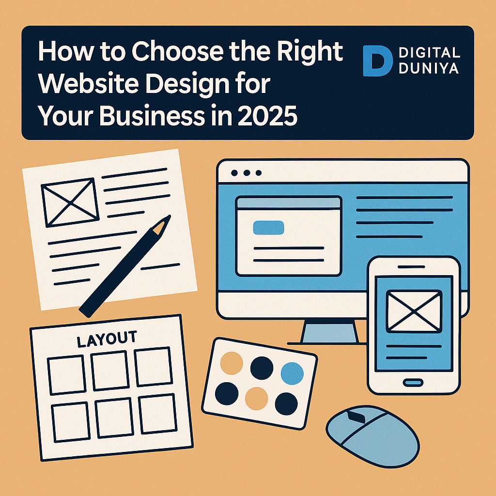How to Choose the Right Website Design for Your Business in 2025