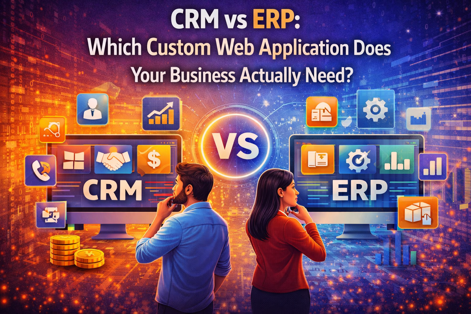 CRM vs ERP: Which Custom Web Application Does Your Business Actually Need?