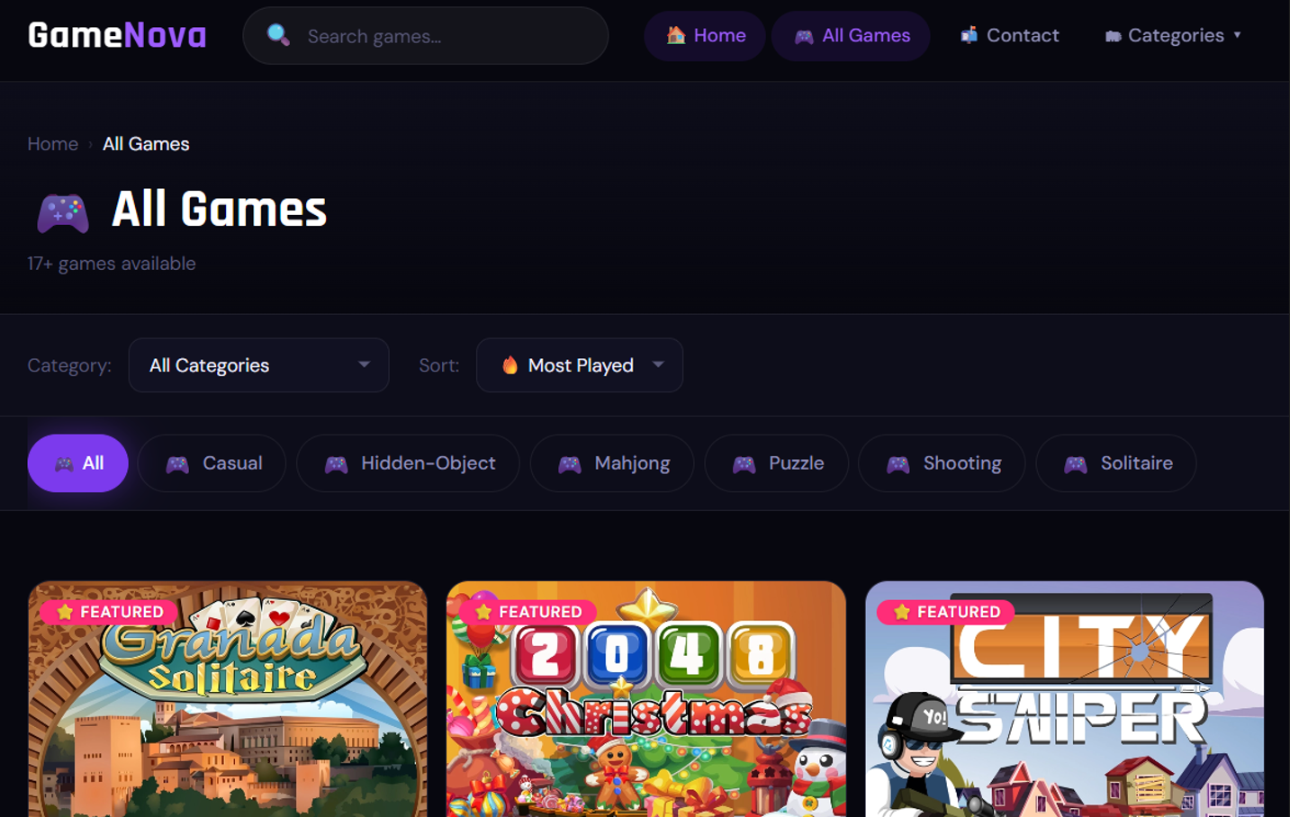 GameNova — Free Online Games Portal - Image 3